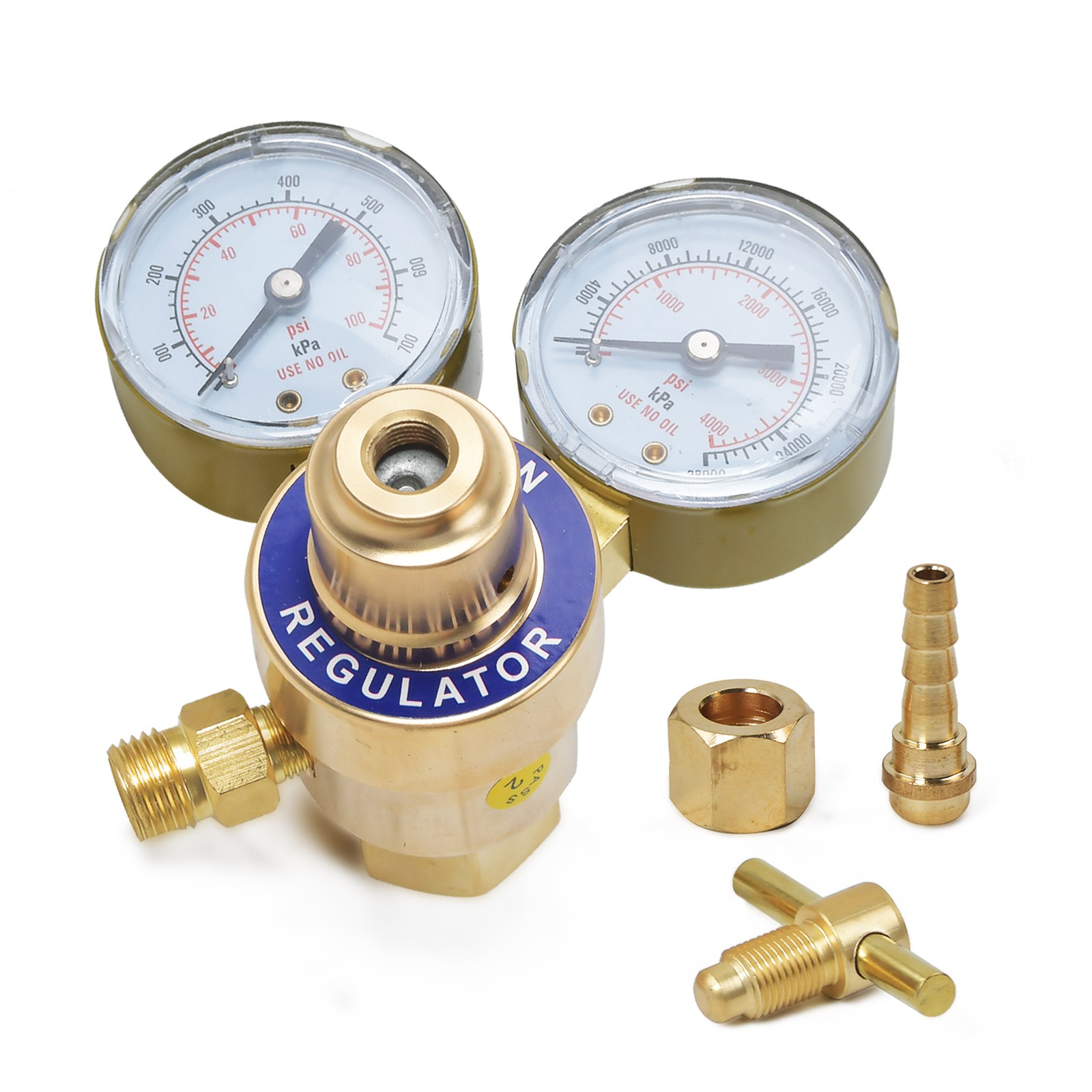 Solid Brass Oxygen Regulator Replacement for Victor Welding Gas Torch Cutting