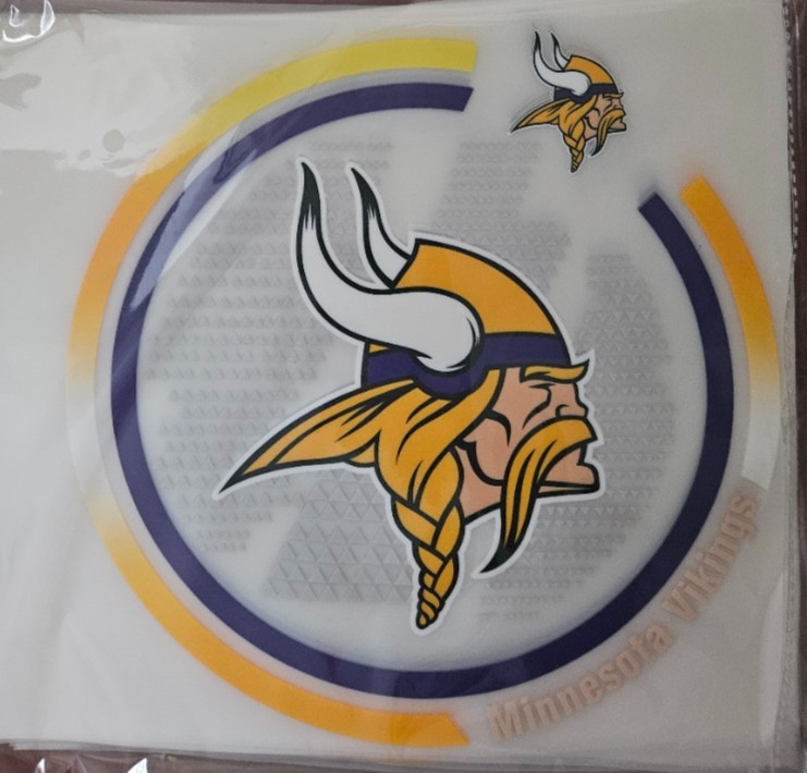 Minnesota Vikings 10" DTF Heat Transfer Iron On FREE Shipping   (AB8)