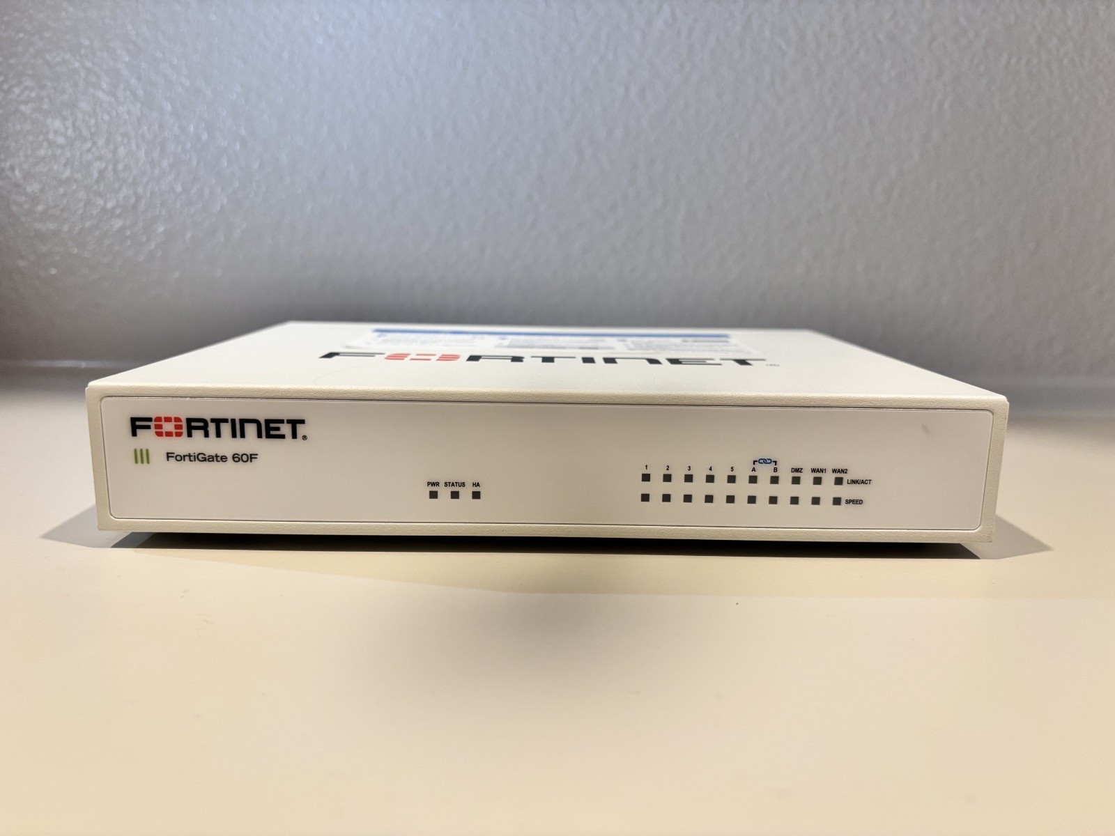 Fortinet FG-60F Fortigate-60F 8 Port Network Security Firewall - No AC Adapter