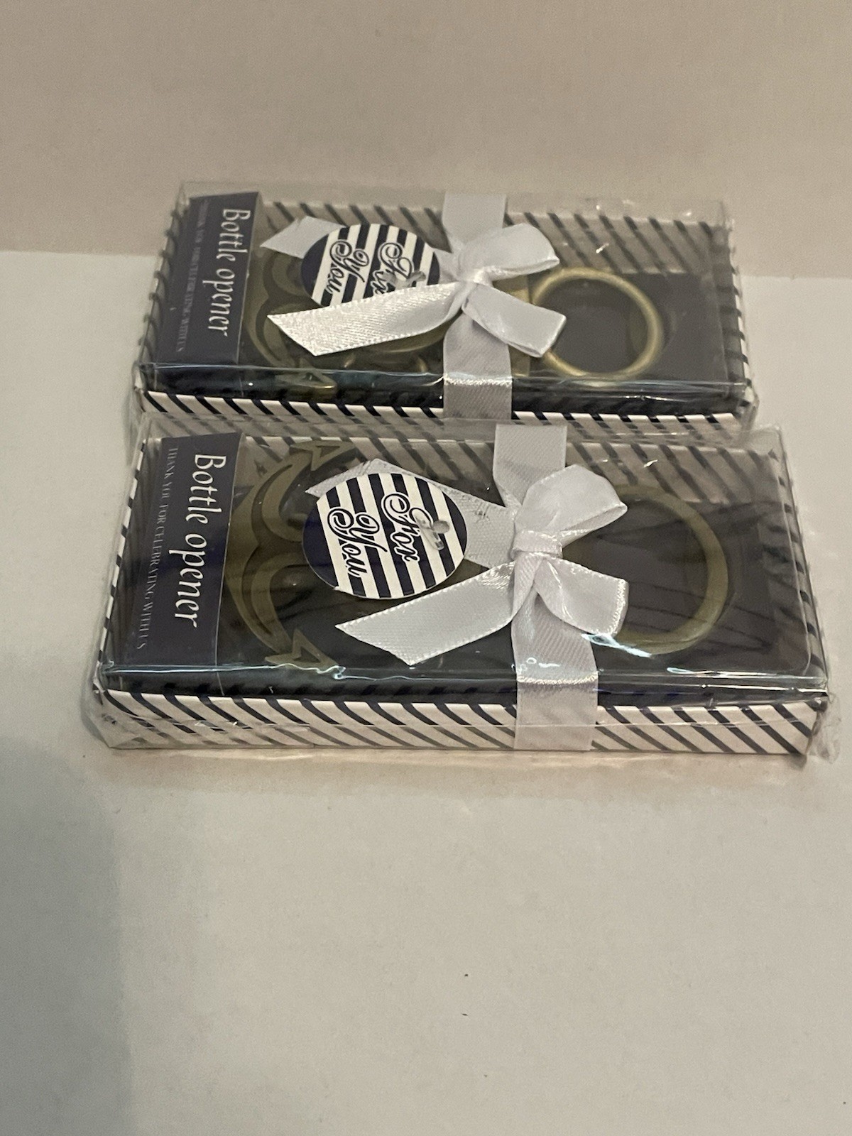 2 Nautical Themed Anchor & Wheel Bottle Openers