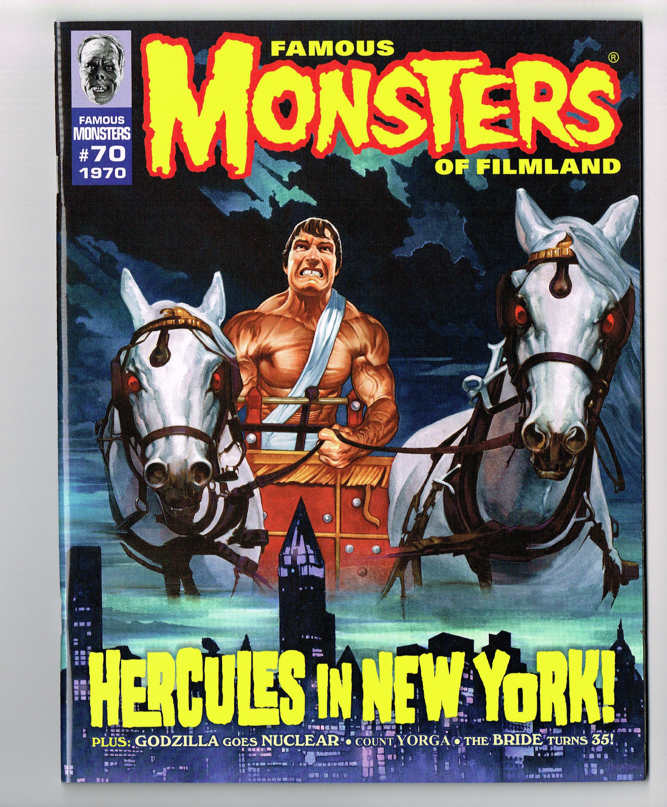 FAMOUS MONSTERS OF FILMLAND #70 1970 (2011) NEW!  ACKERMAN HERCULES COUNT YORGA