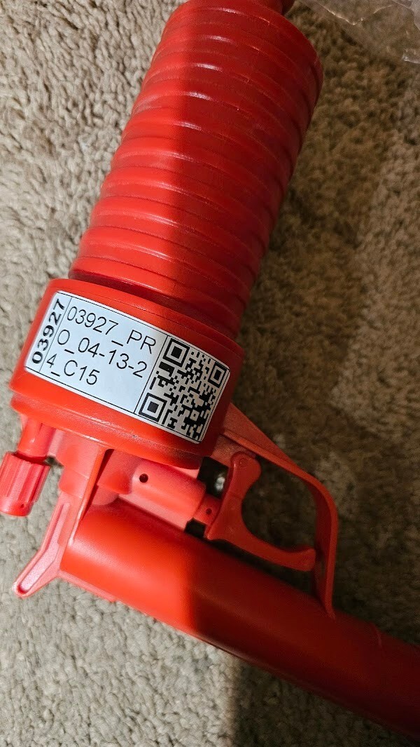 Jobar Air Power Drain Blaster Gun High Pressure Pump Plunger Toilet Dart AS IS