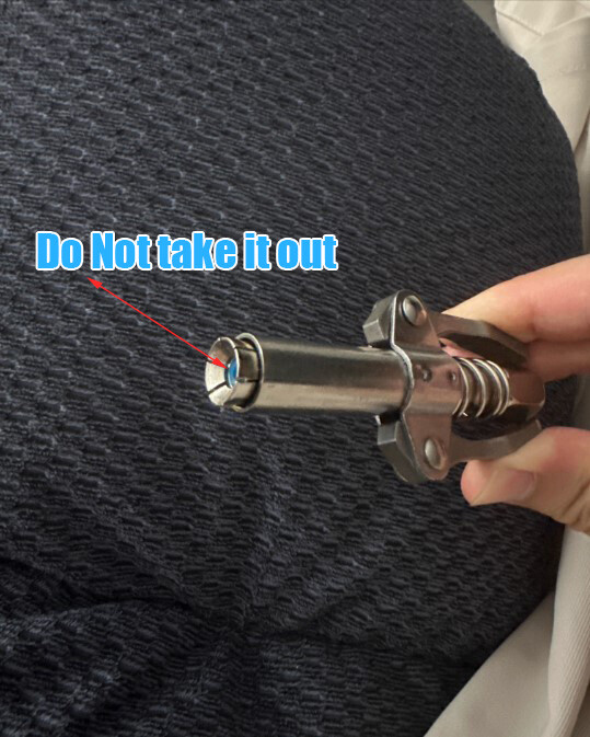Gun Coupler Double Handle High Pressure Quick Release Lock Oil Nozzles