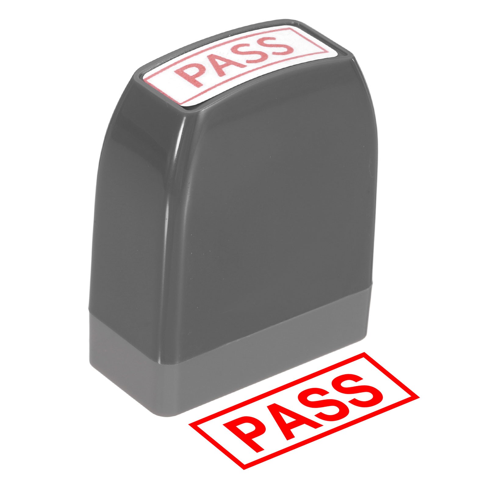 PASS Notice Stamp Self Inking, Grey