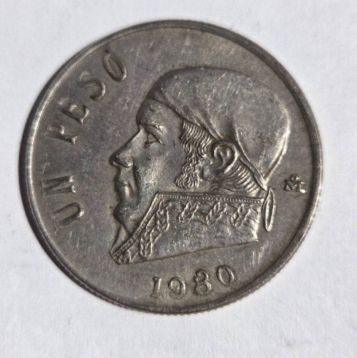 1980 Mexico Un 1 Peso Open 8