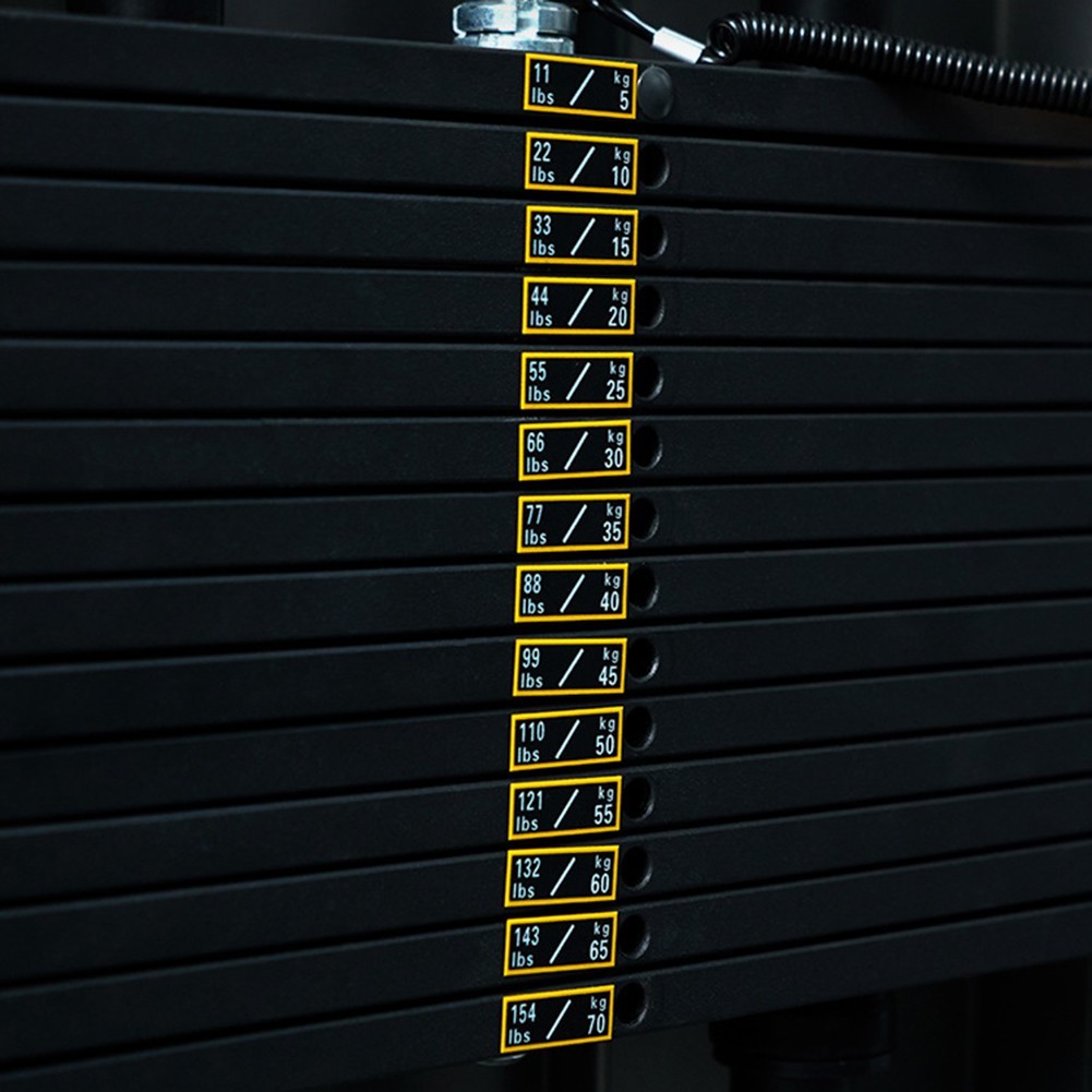 Gym Weight Markers Traceless Removal Various Weight Values PP Material Stickers
