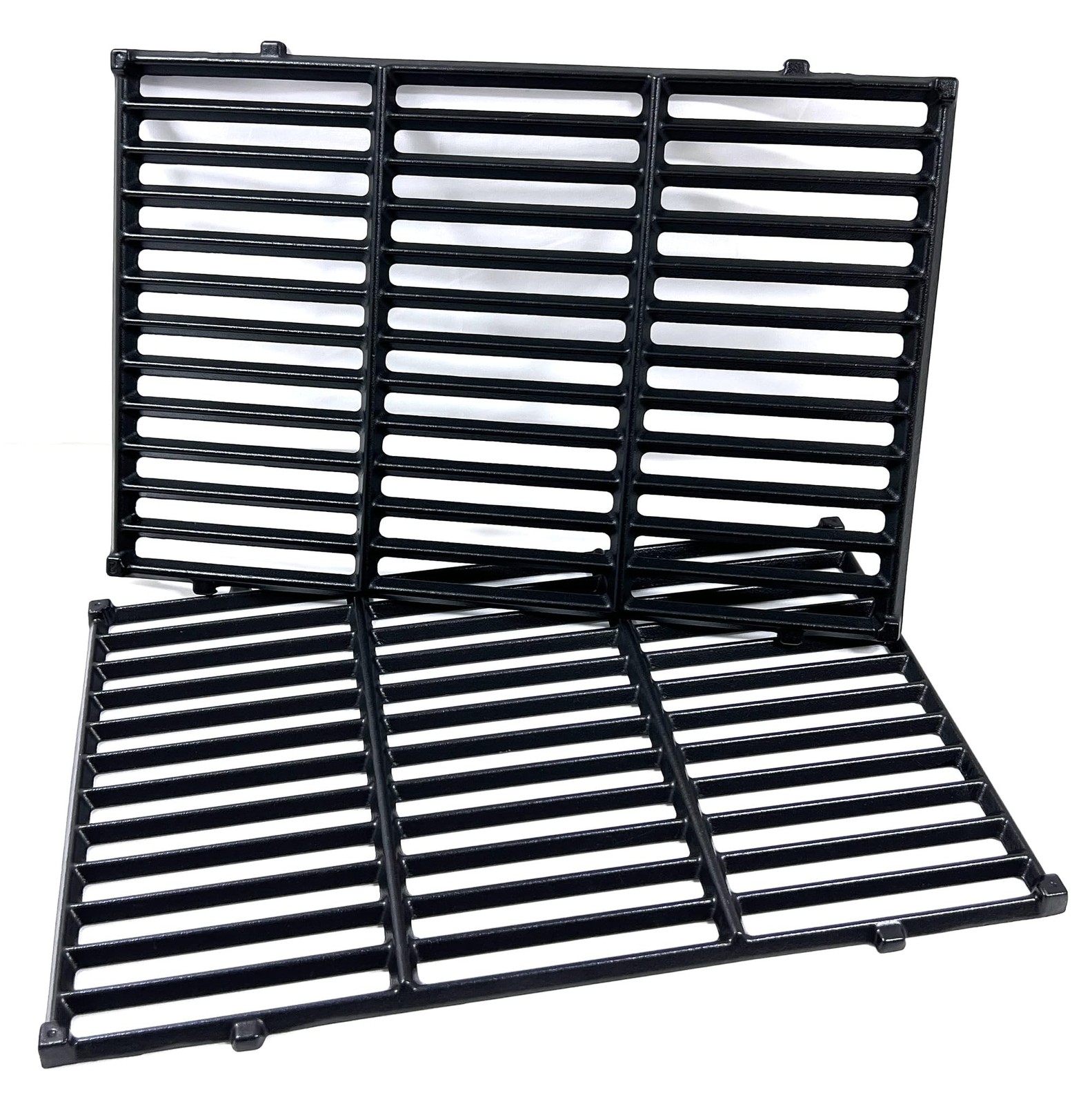 DC130 17.5" 7638 2pk Cast Iron Cooking Grill Grates Replacement for Weber Spi...