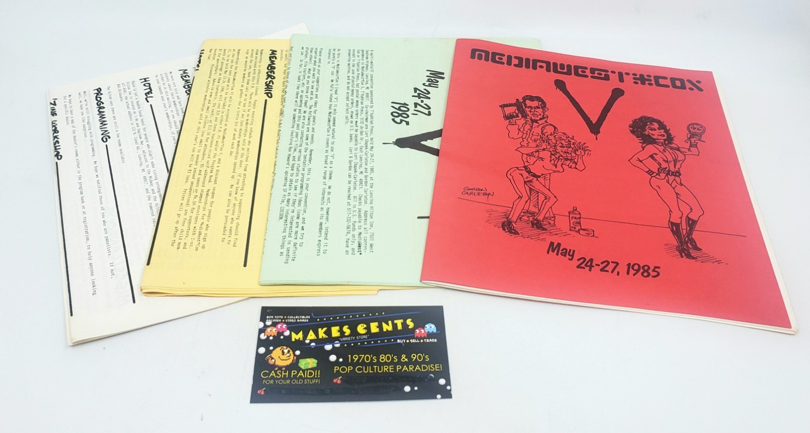 Media West Con 5 V 1983 Convention Program & Newsletters - READ!