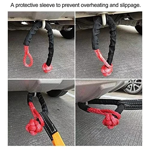 Rope Protector Sleeve, 1M Winch Rope Protector, Swing Chain Cover for