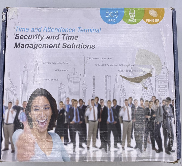 TIME SYSTEMS GEOFACE-W FACE RECOGNITION TIME CLOCK