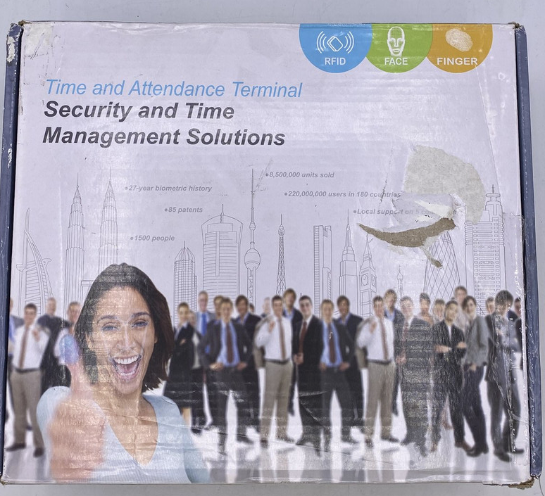 TIME SYSTEMS GEOFACE-W FACE RECOGNITION TIME CLOCK