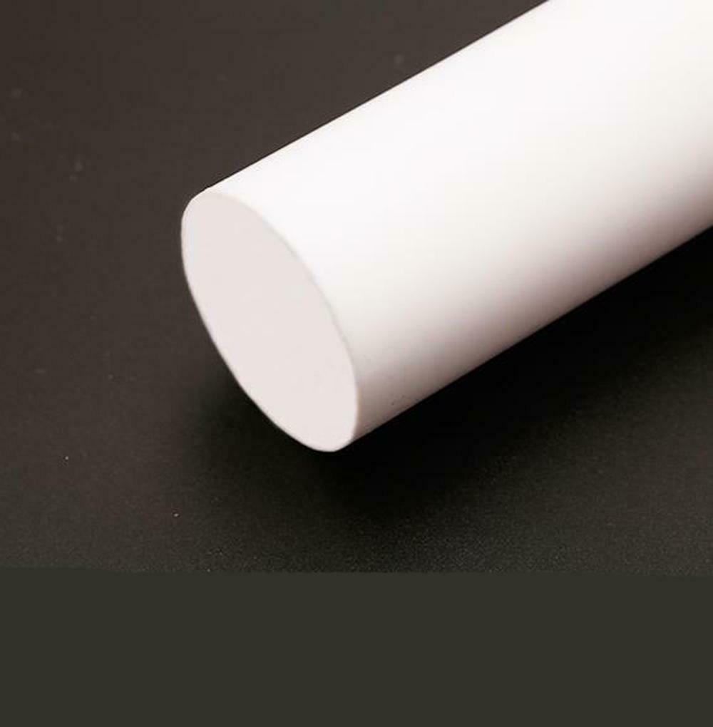 PTFE Round Rod 1mm to 200mm Diameter – Teflon Solid Bar for Machining & Seals