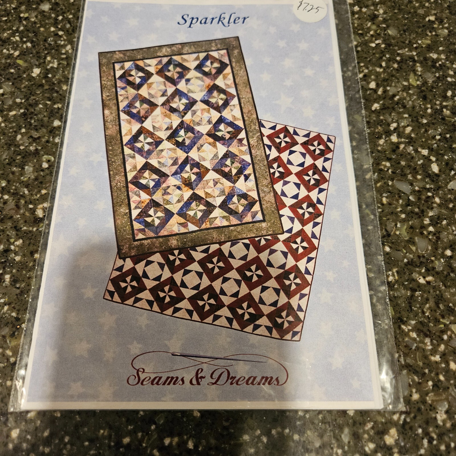 Sparkler Quilt Pattern 60x92 80x96 Seams & Dreams SND353