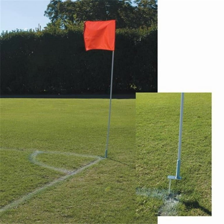 Alumagoal Flexible Soccer Corner Flags 4-Pack - Official BSN Sports - MSSOCFLGY