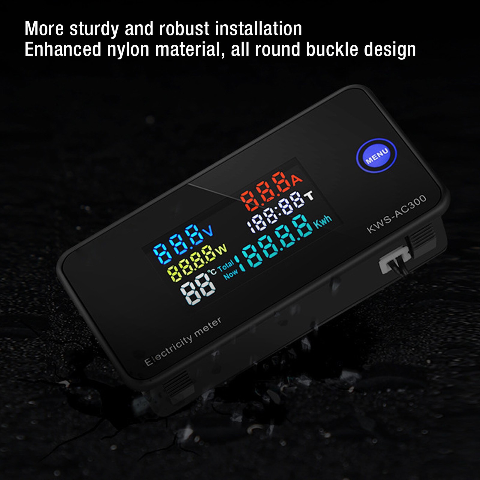 Digital AC Multimeter LCD Display Voltage Current Meter For Industrial Enterpris