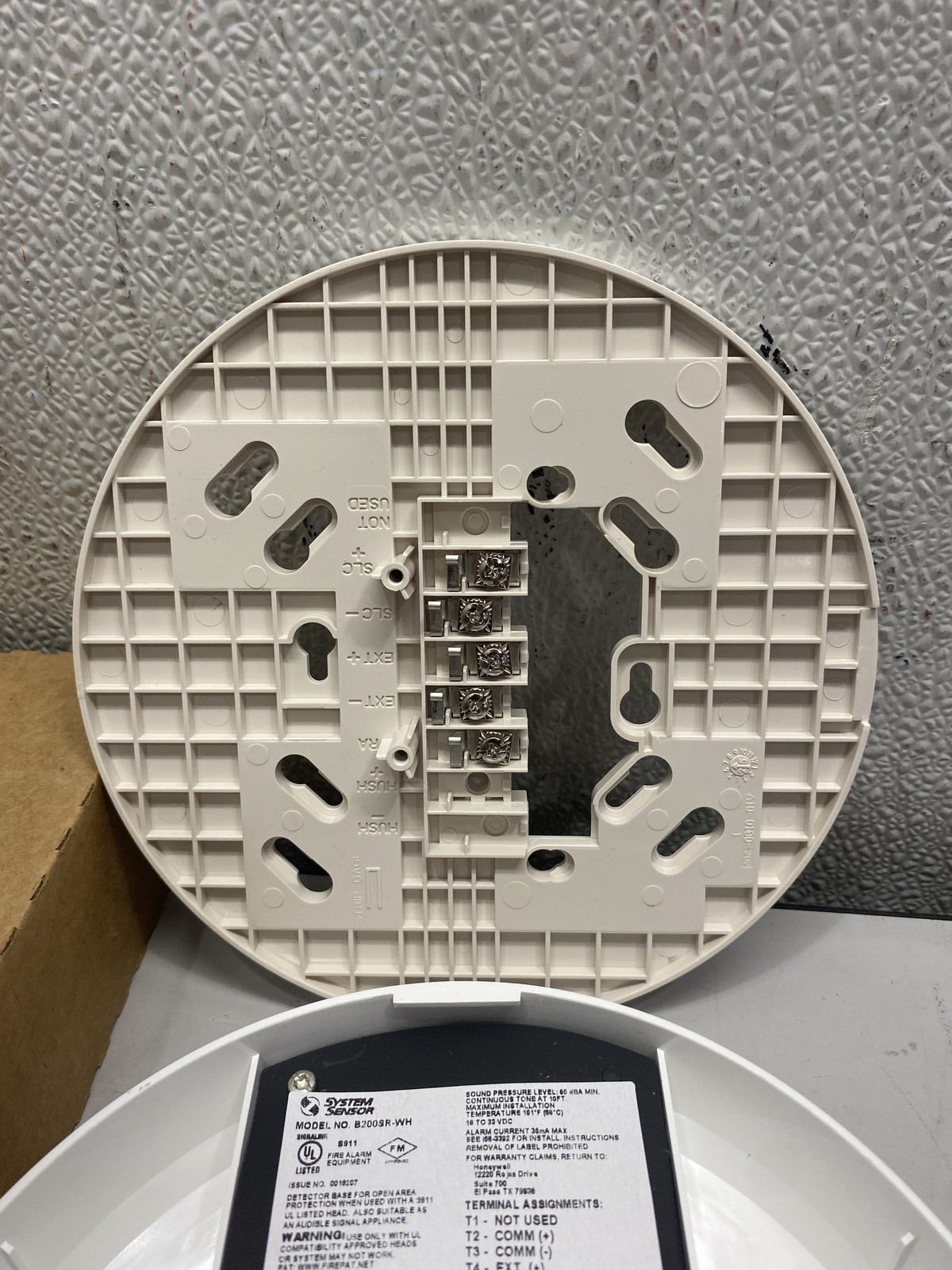 Systen Sensor B200SR-WH White Sounder