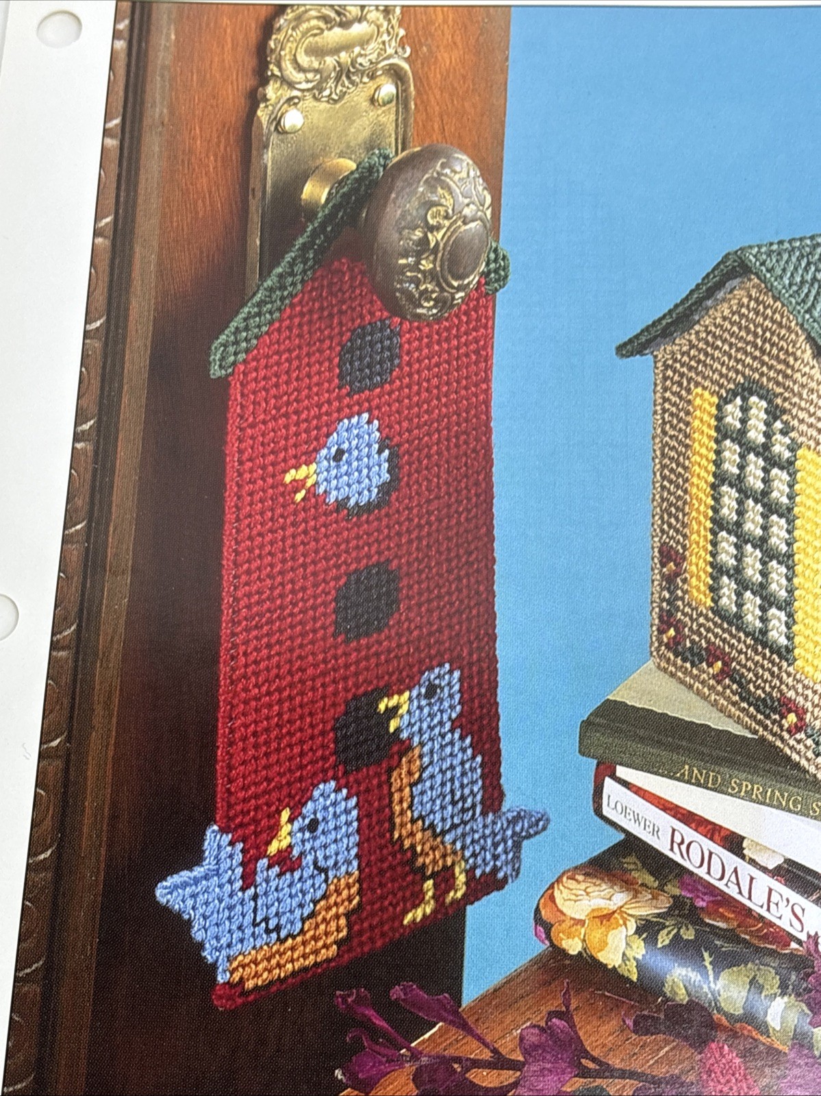 Birdhouse Decor Box & Door Hanger Annie's Attic Plastic Canvas Pattern Page