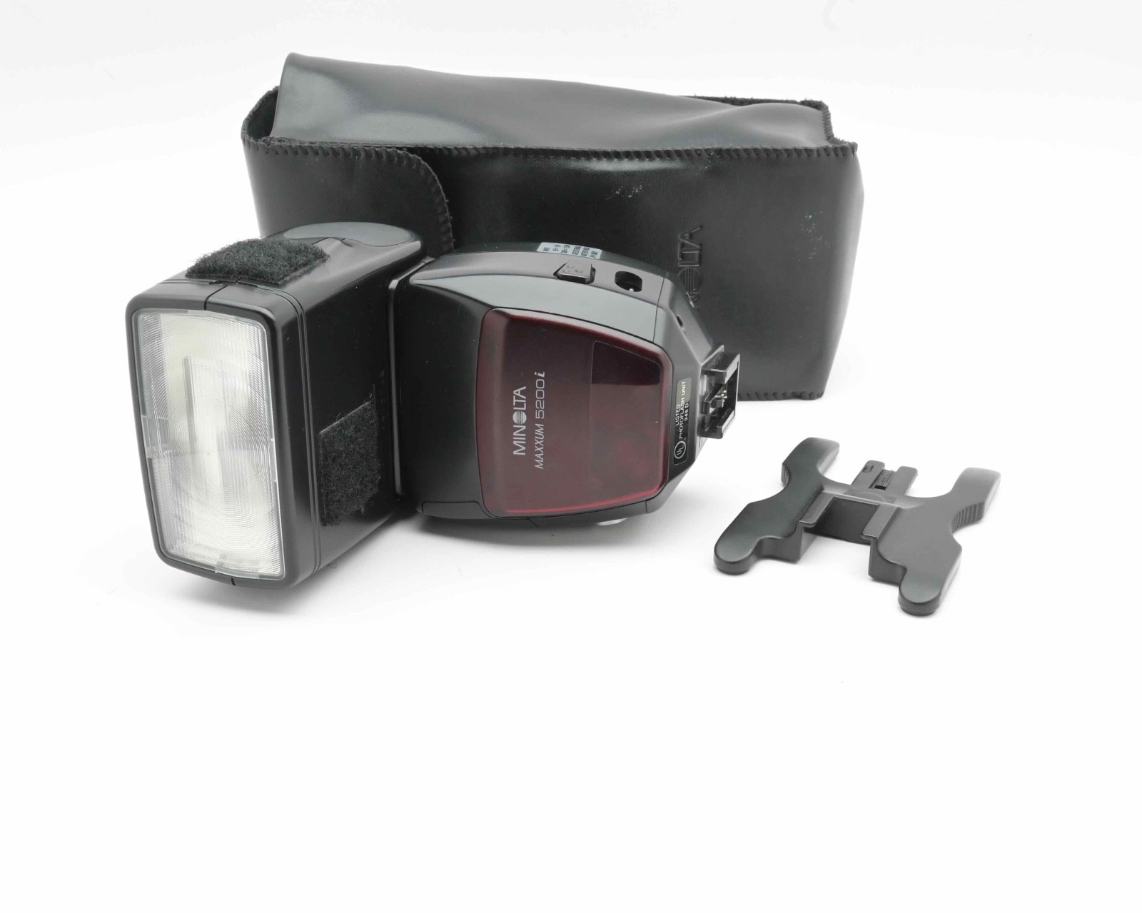 Minolta Maxxum 5200i Flash with Case & Stand  (#20360)