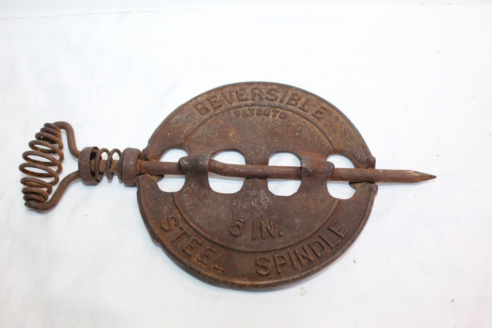 Griswold New American 5 Inch Reversible Steel Spindle Stovepipe Damper