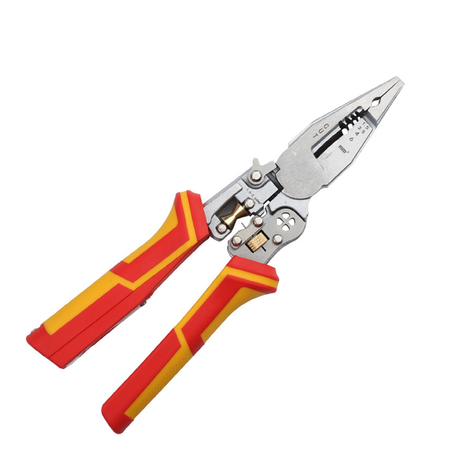 Multi Function Wire Stripper Voltage Tester Pliers for Wire Twister and Cutter