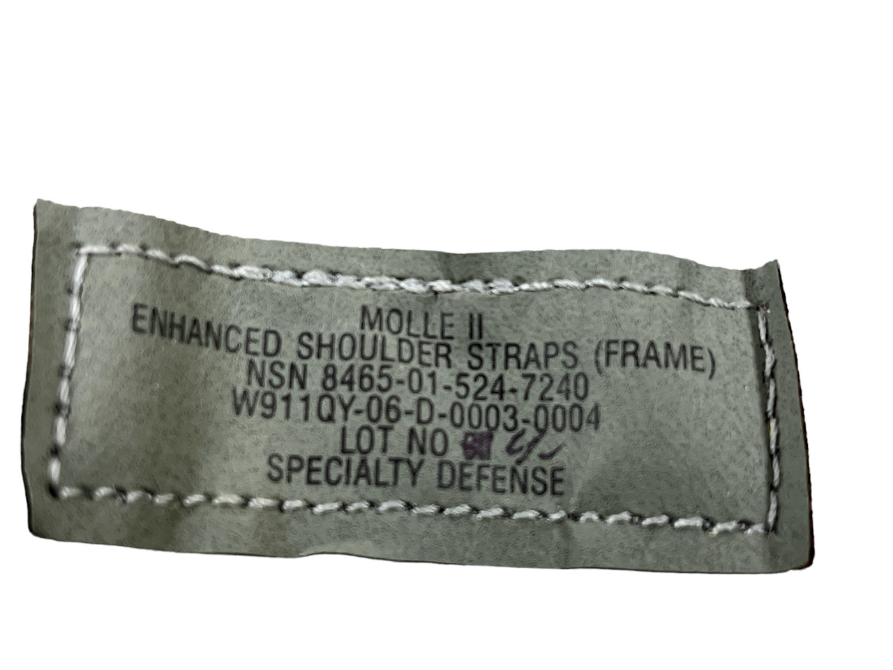 GENUINE US MILITARY MOLLE ENHANCED FRAME SHOULDER STRAPS ACU Camo VGC