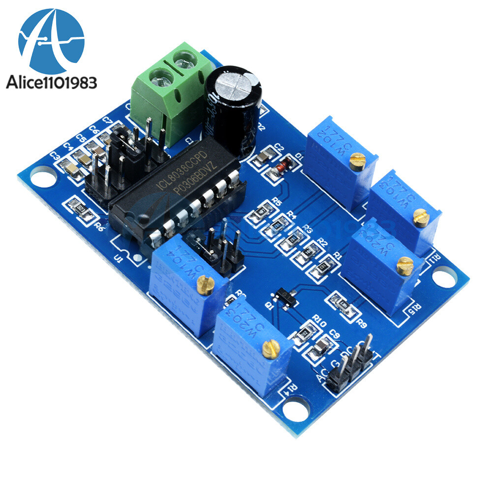ICL8038 Low/Medium Frequency Signal Source Waveform Sine Signal Generator Module