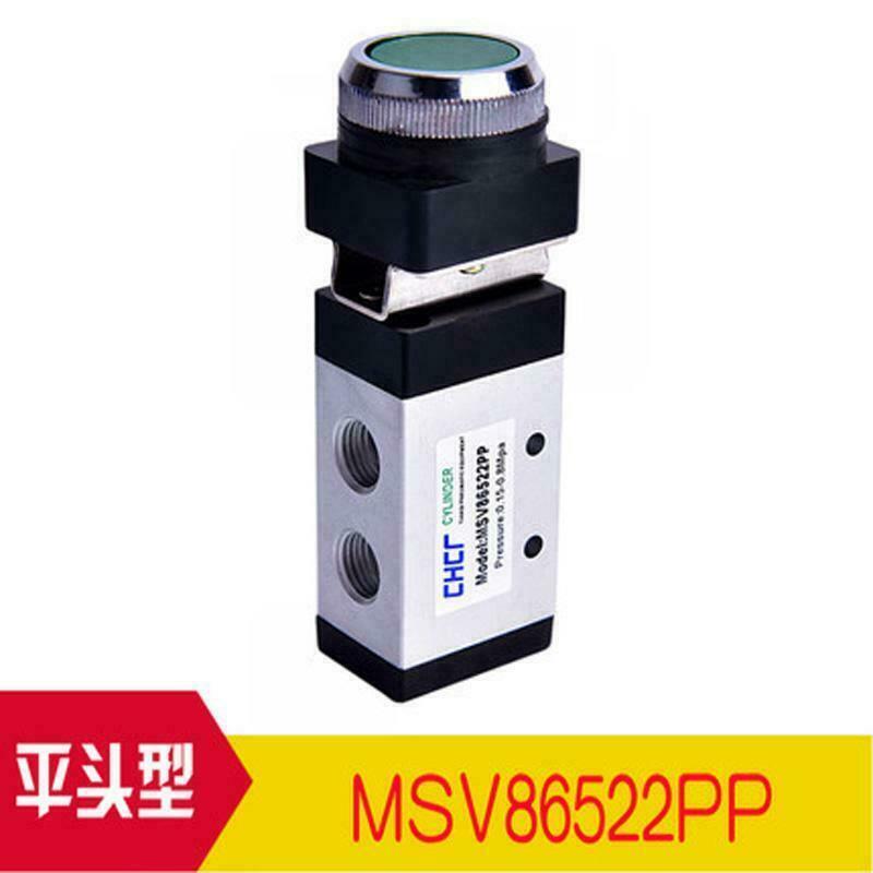1pc MSV86522PP 2 Position 5 Way Mechanical Valve Manual Pneumatic Controll Valve