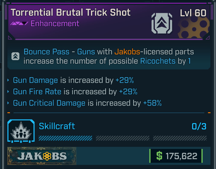 Borderlands 4⭐JAKOBS BOUNCE PASS ENHANCEMENT⭐GUN DMG, GUN FIRE RATE, GUN CRIT