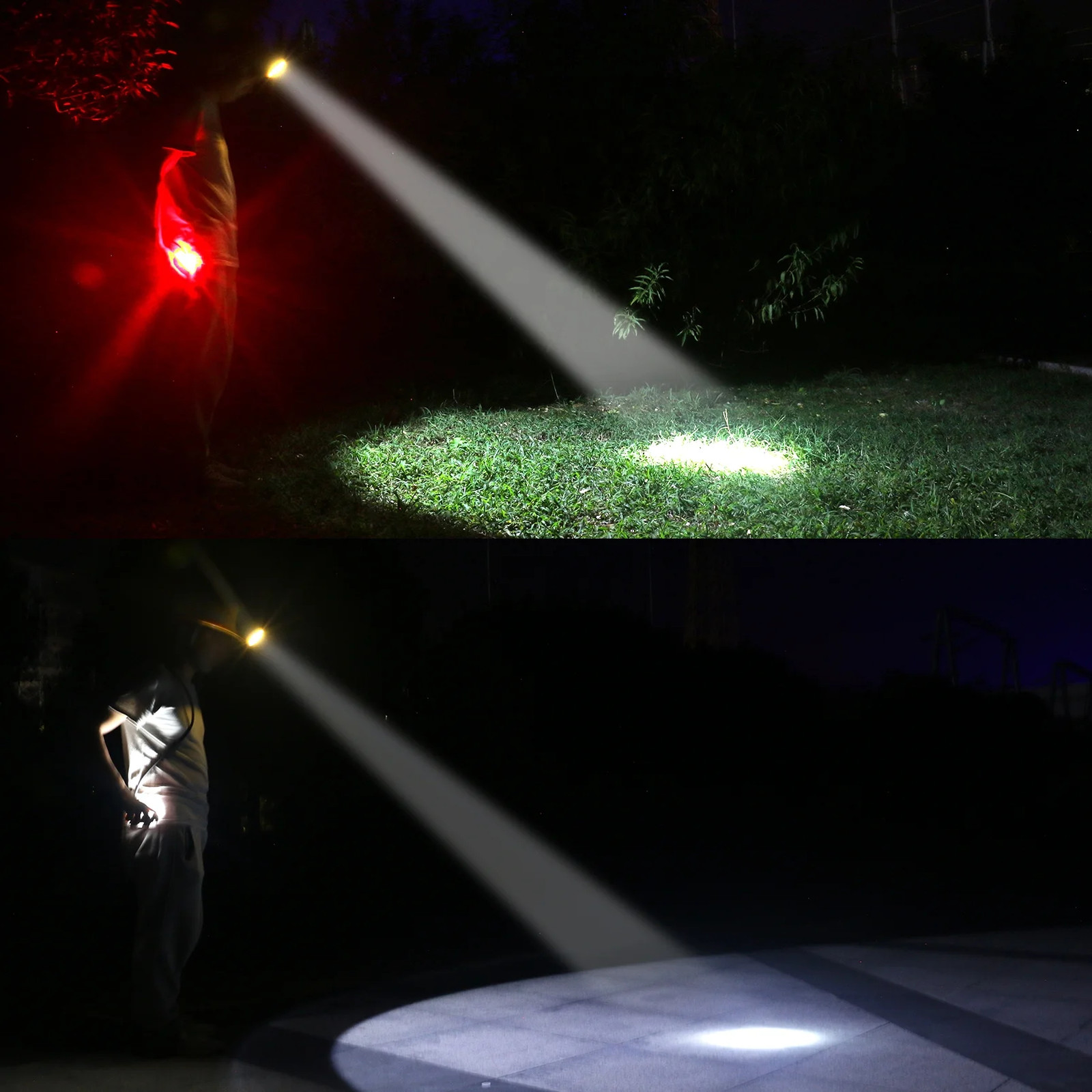 Rechargeable Mining Headlight 1+2 LED Superbright Mining Headlamp Hard Hat Lamp