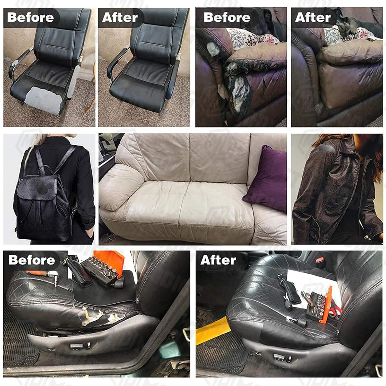Leather-Repair-Patch Self-Adhesive Leather Refinisher-Cuttable Sofa Repair-Patch