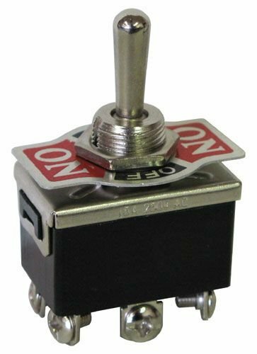 HD Toggle Switch DPDT Center Off Momentary One Side One Side On-Off 20 Amp