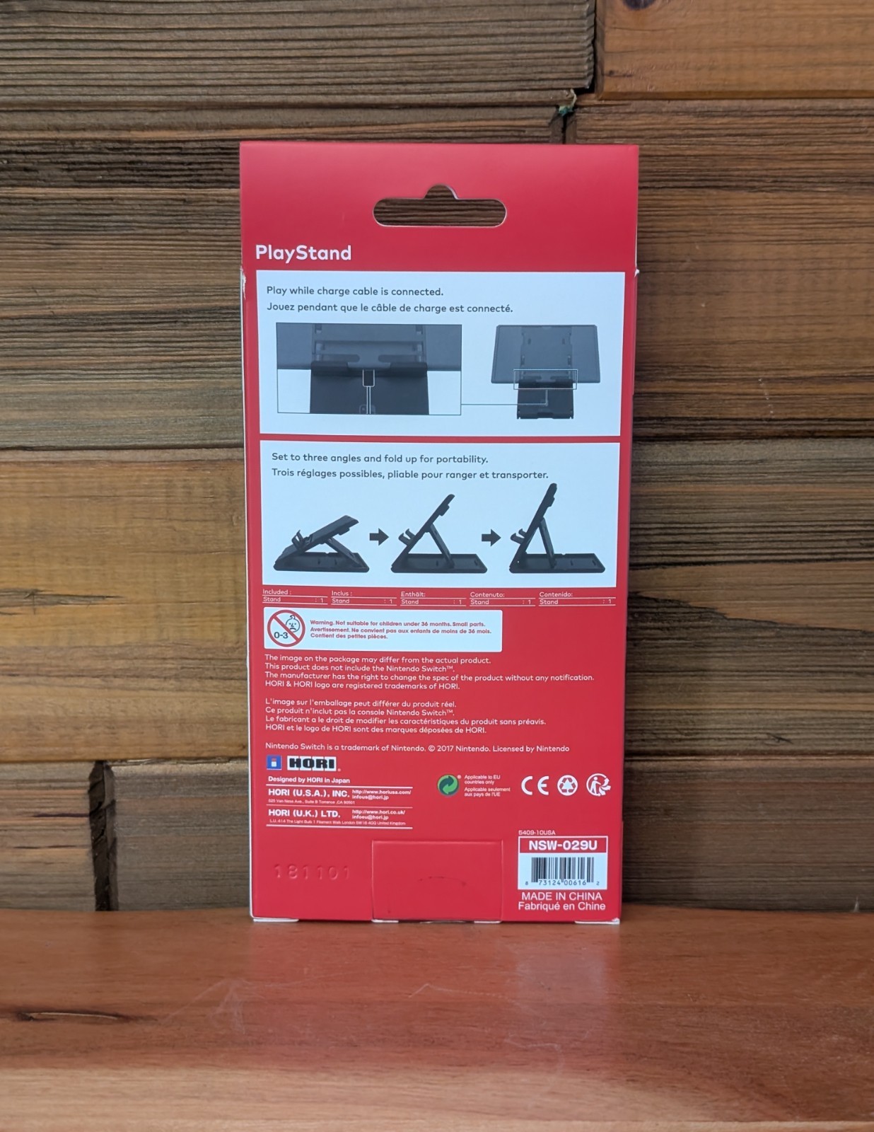 HORI Compact Playstand for Nintendo Switch - Officially Licensed by Nintendo