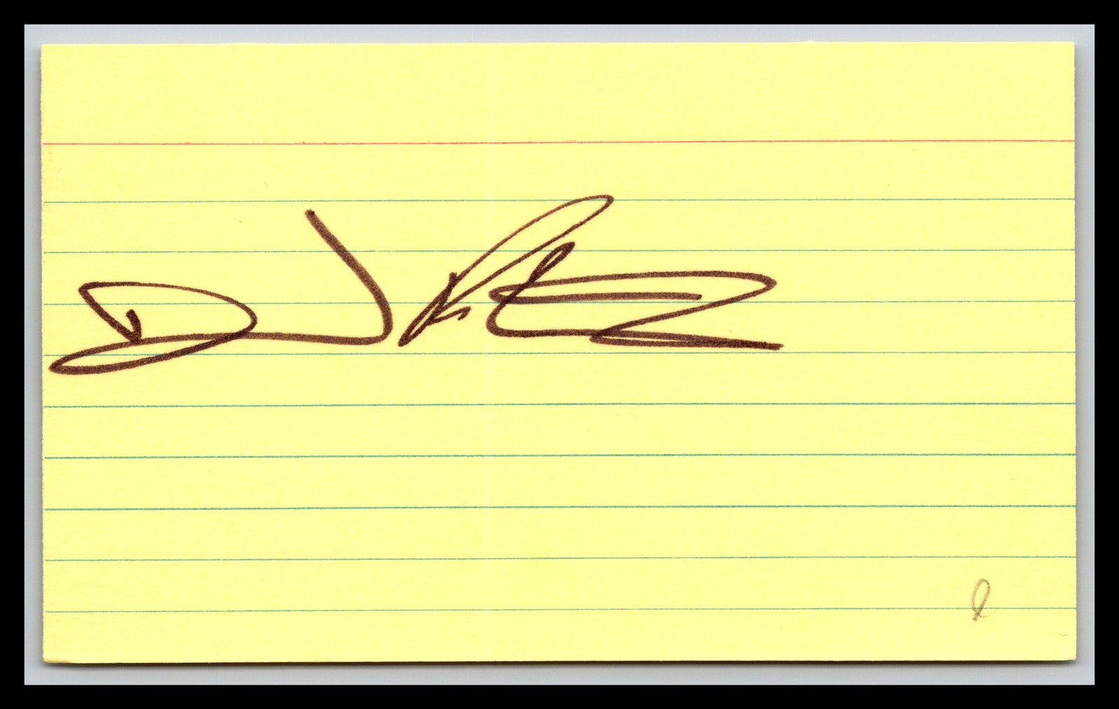 David Puttnam - Actor - 3x5 Card - Signed / Autograph (e)