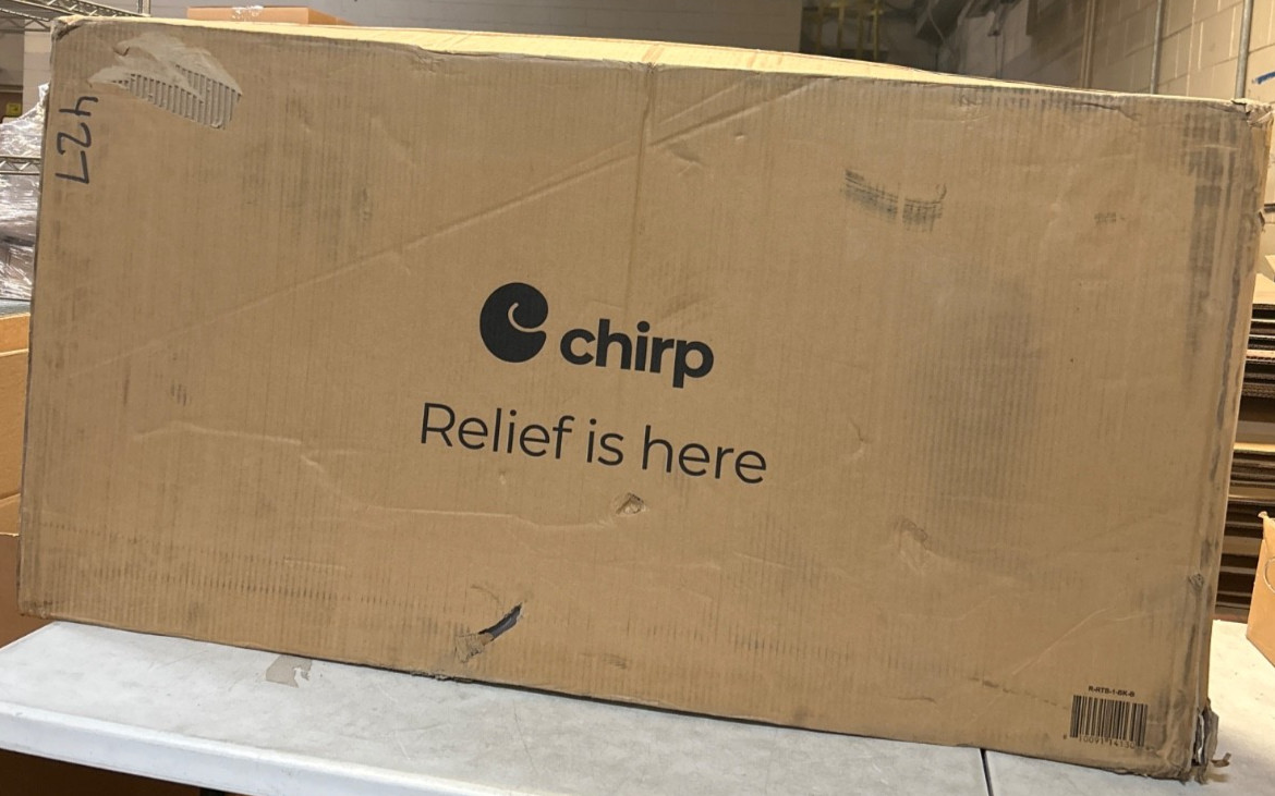 Chirp Contour Decompression and Massage Table Black New in Box