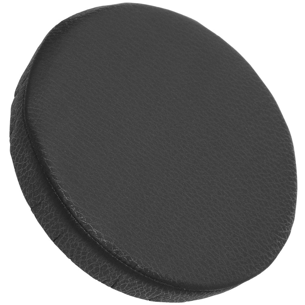 Round Stool Cushion Cover Black Slip Resistant Elastic Protector