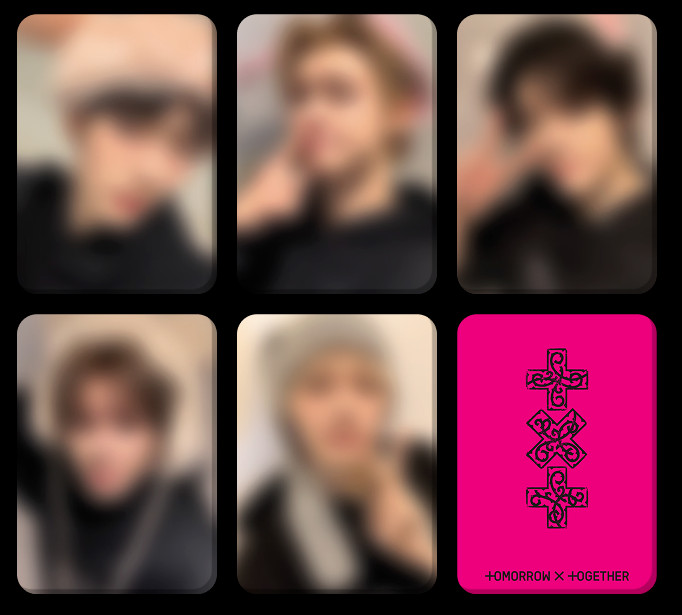 TXT Photocard "7TH YEAR: 가시덤불에 잠시 바람이 멈췄을 때" Official CU POB _ 5 Type