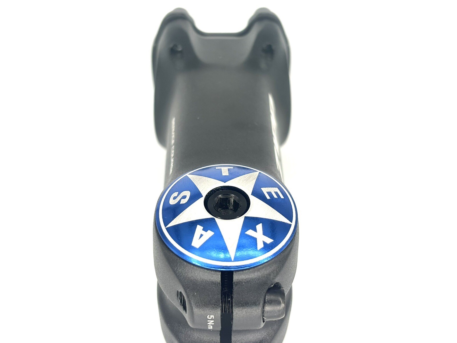 TEXAS - Threadless Bicycle Headset Stem Cap 1 1/8" Blue USA