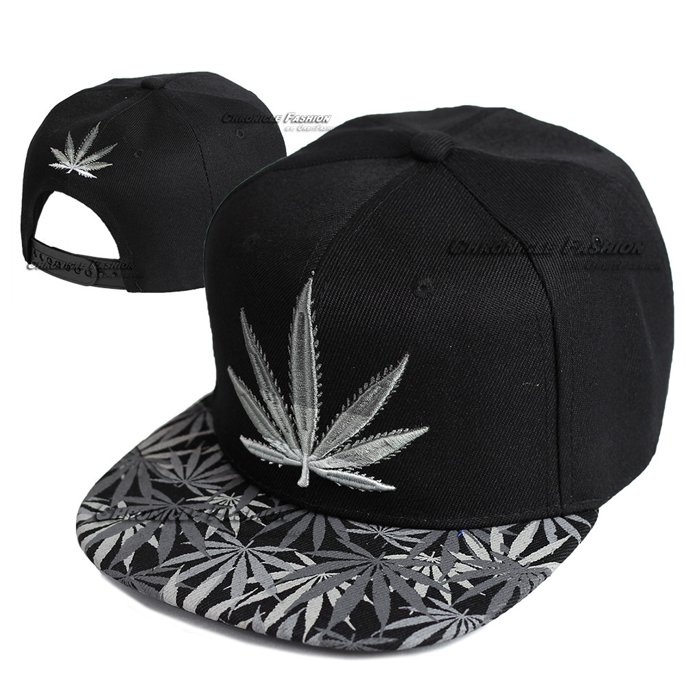 Baseball Cap Marijuana Cannabis Weed Pot 420 Snapback Adjustable Hat Flat Men