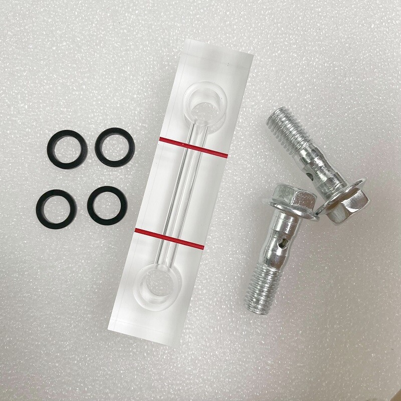 1PC   with Seal Screw Air Compressor Oil Level Gauge Indicator Mirror 40-200mm
