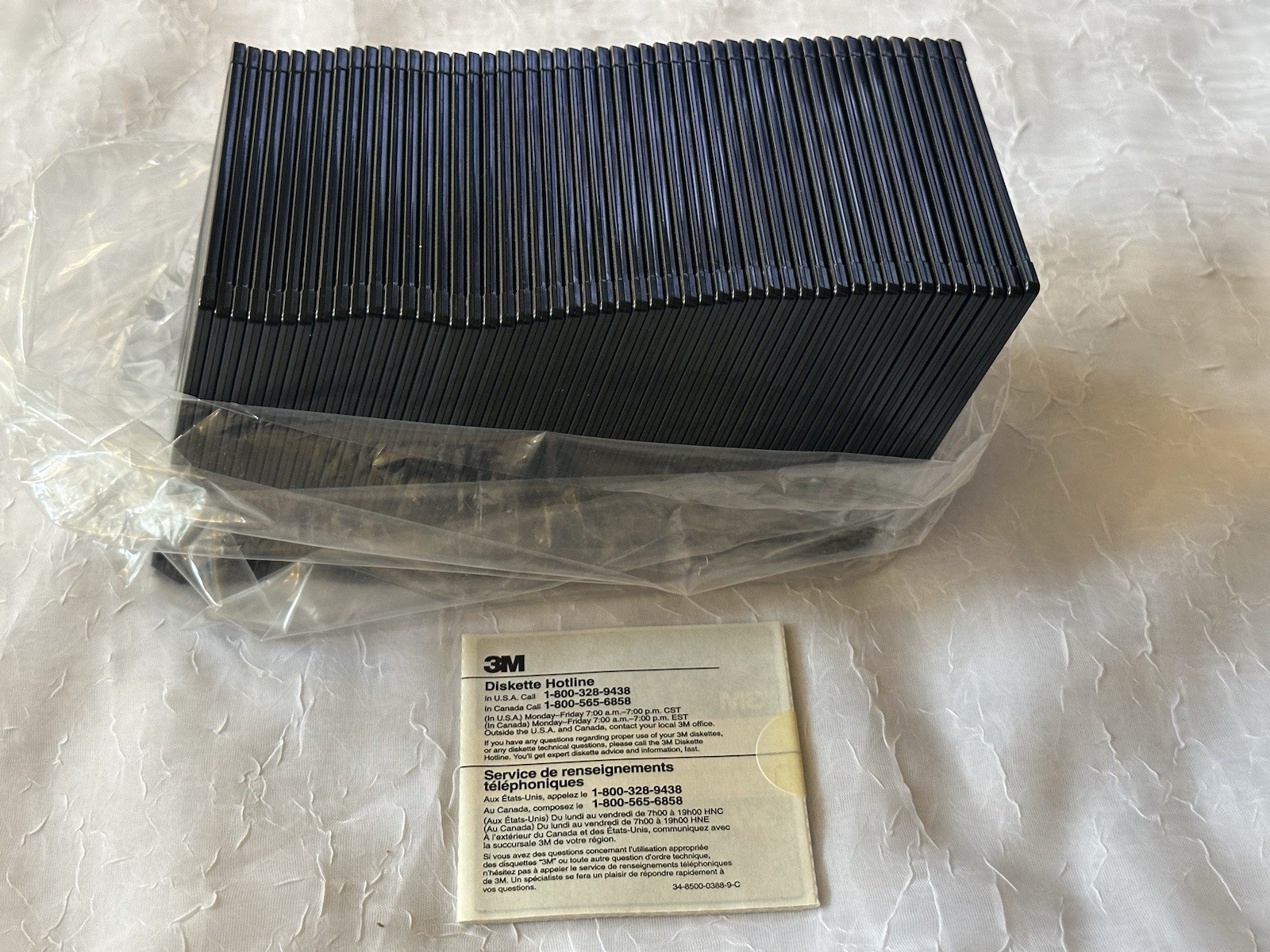 3M High Density 2.0MB Floppy Disks Lot of 50 – New Old Stock