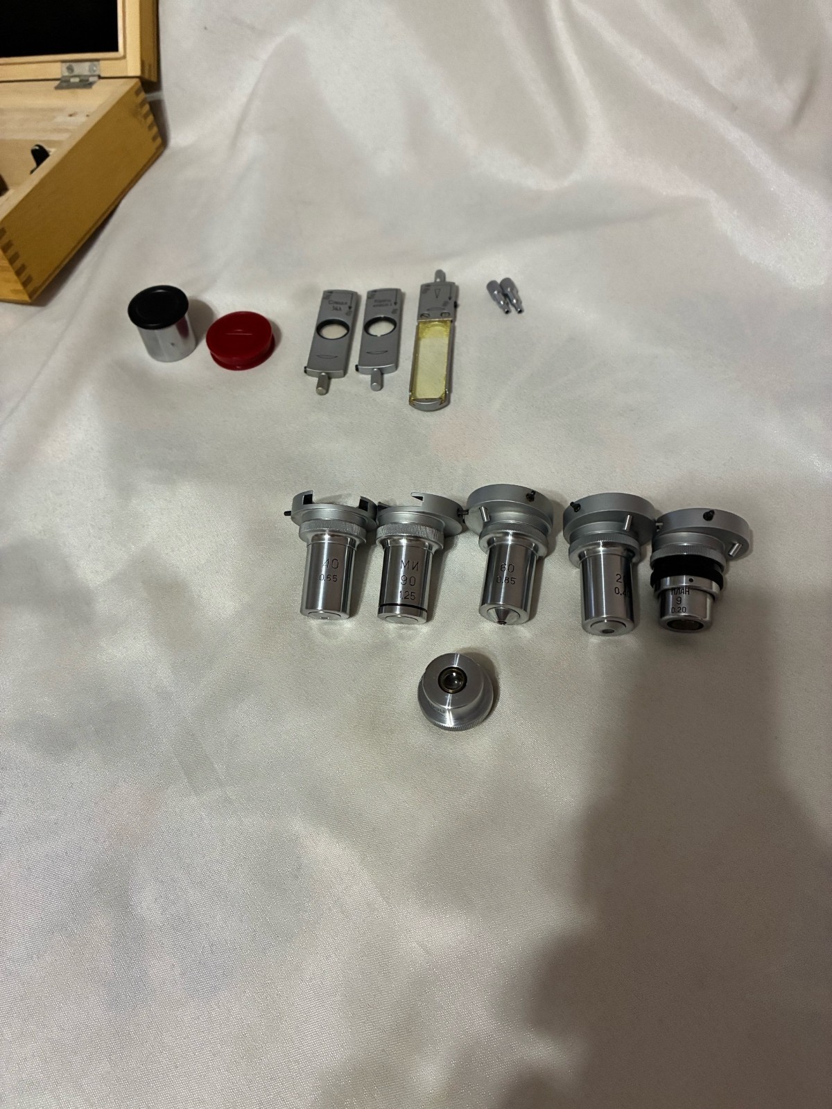 MIN 8 microscope lens lomo workpieces