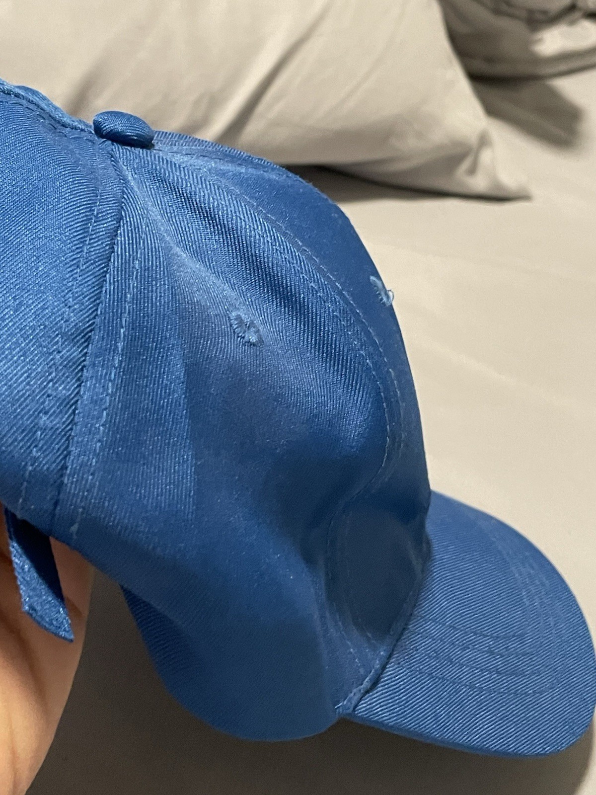 boys bleach baseball cap blue adjustable strap