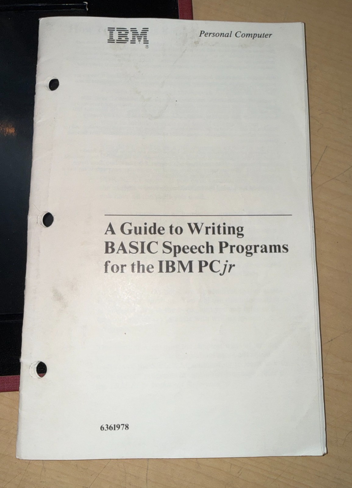 IBM Guide to Operations Personal Computer PCjr Manual 1502292 KL