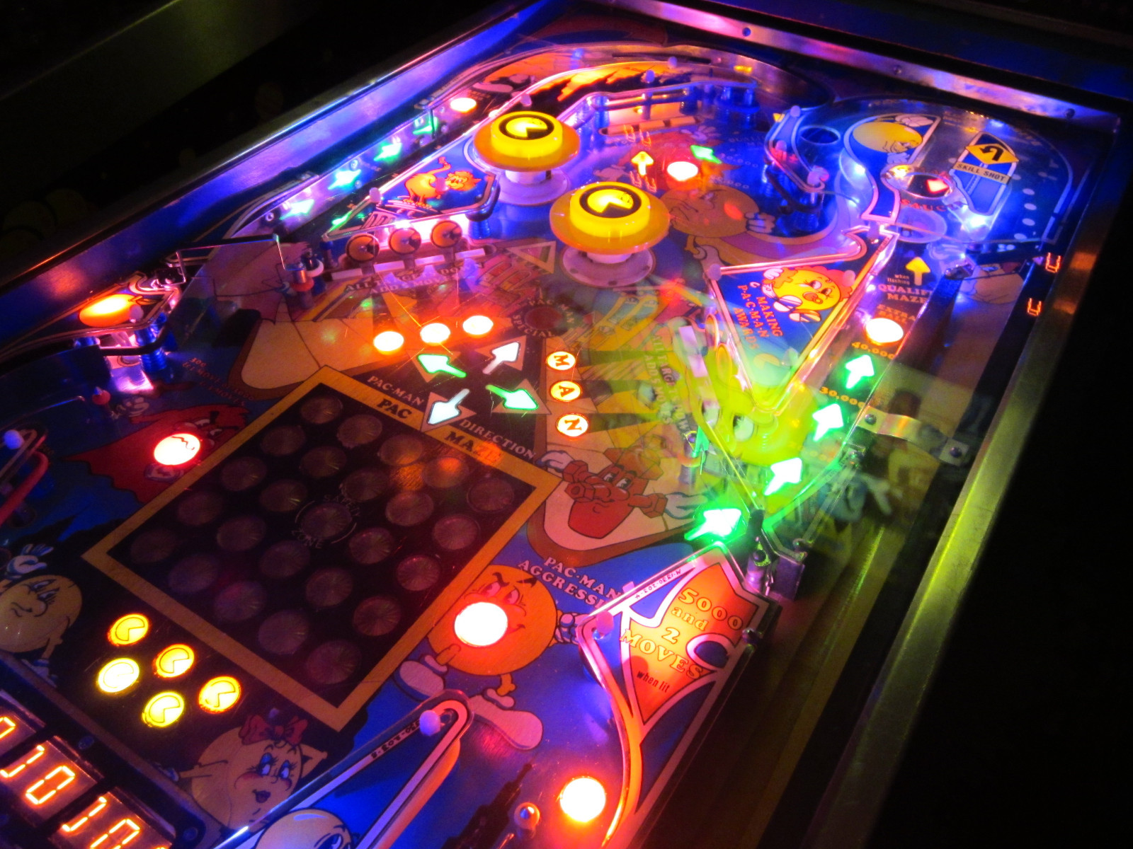 PacMan - NON GHOSTING Lighting Kit custom SUPER BRIGHT PINBALL LED KIT