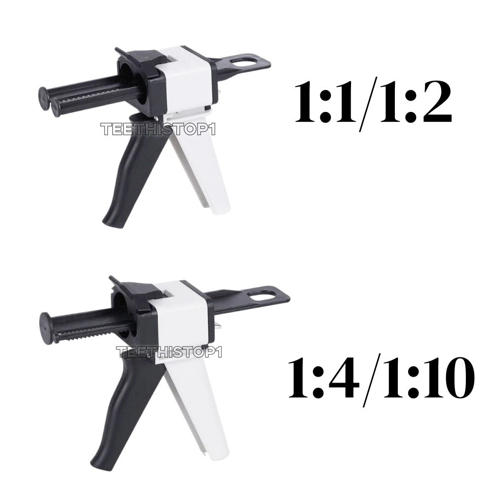 1:1/1:2 1:4/1:10 Ratio Dental Impression Mixing Dispenser Dispensing Caulking