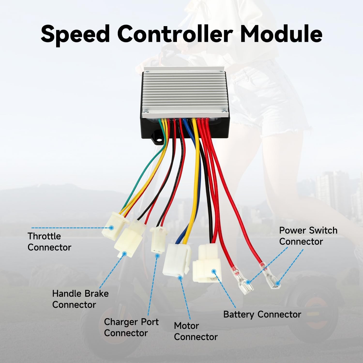 24V Control Module On Off Switch Kit For Razor E200 E300 Electric Scooter MX350