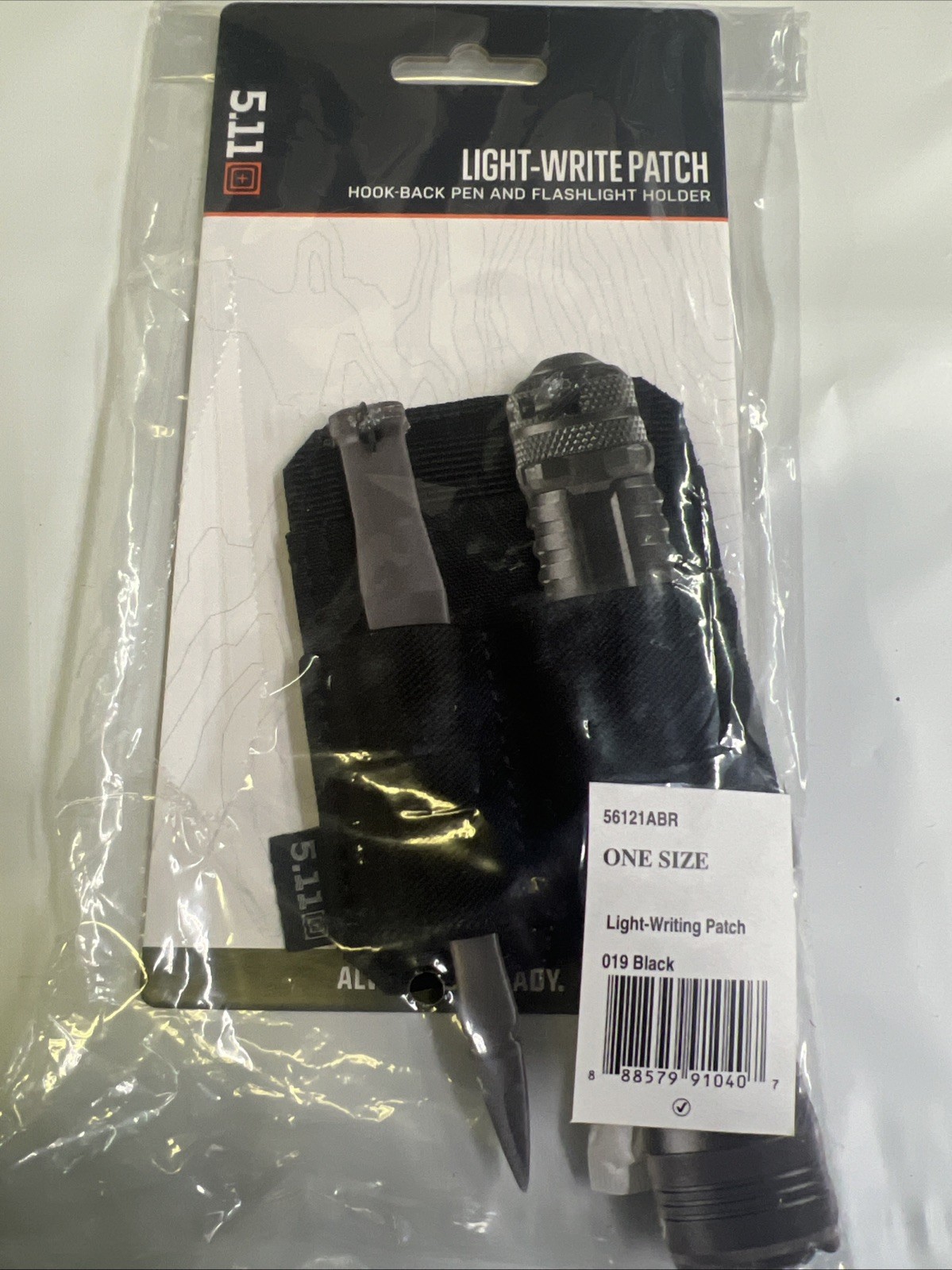 5.11 Tactical Light-Writing Patch Brand new! Pen Flashlight Hook n Loop holder