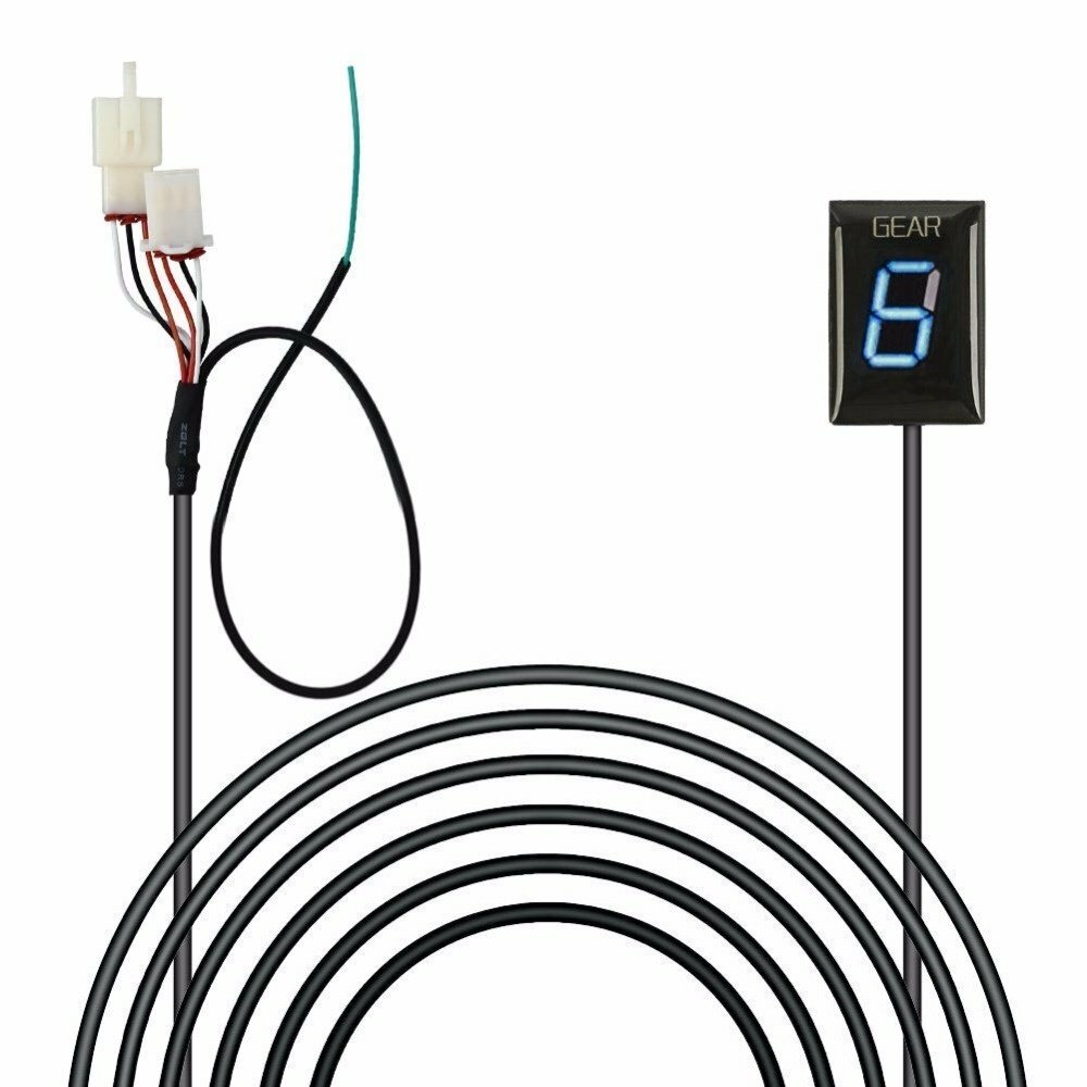 Motorcycle Gear Indicator Blue LED for Suzuki GSX600F GSX-R600 GSX750F GSF650 VL800