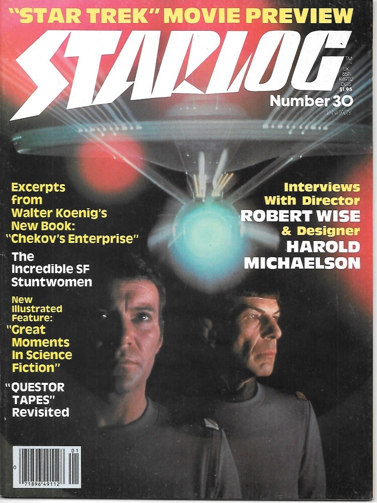 Starlog Magazine #30 Star Trek The Motion Picture Cover 1980 VERY FINE
