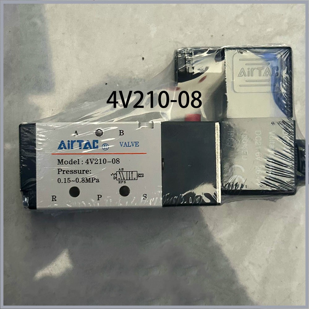 AirTAC New 4V110-06 4V210-06 4V210-08 DC/AC 12V 24V 110V 220V Solenoid valve
